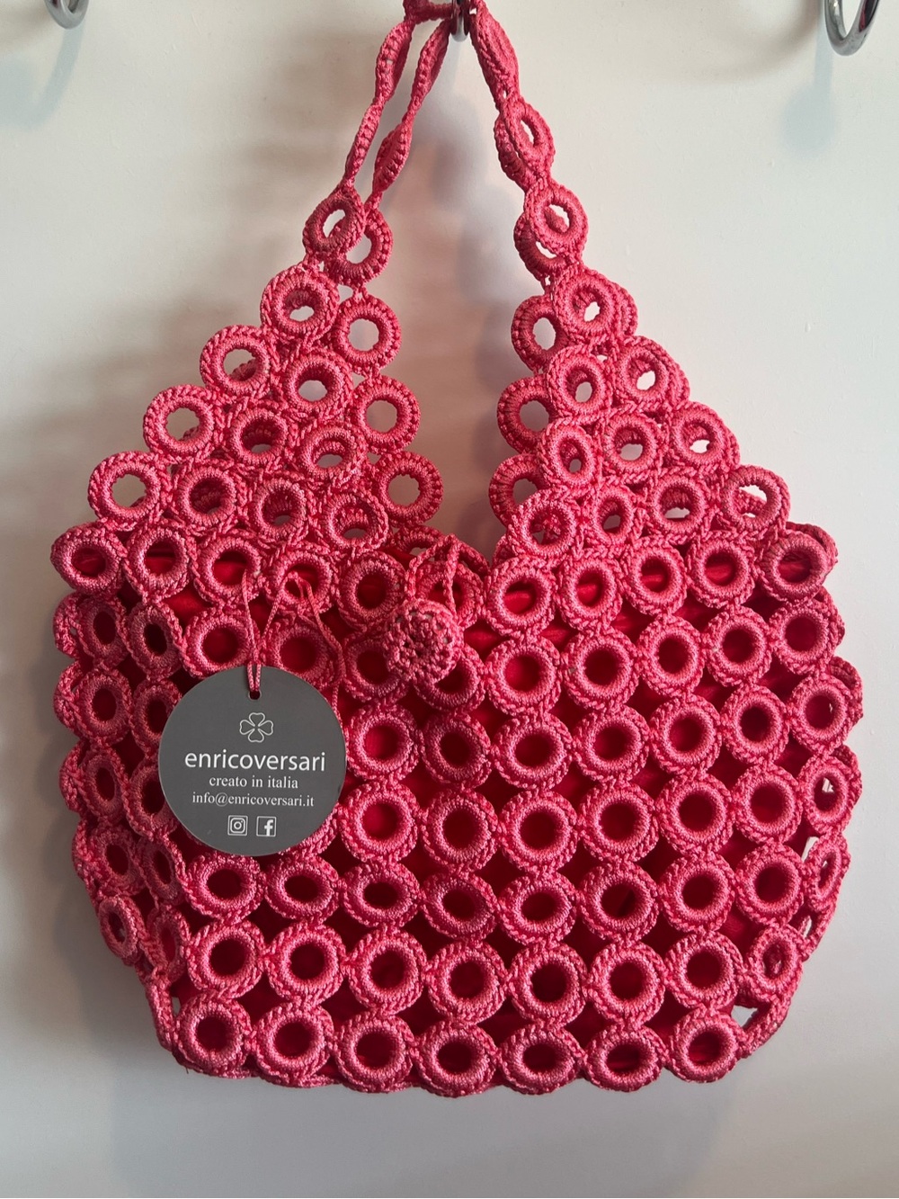 Enrico Versari Crochet M Ring Bag